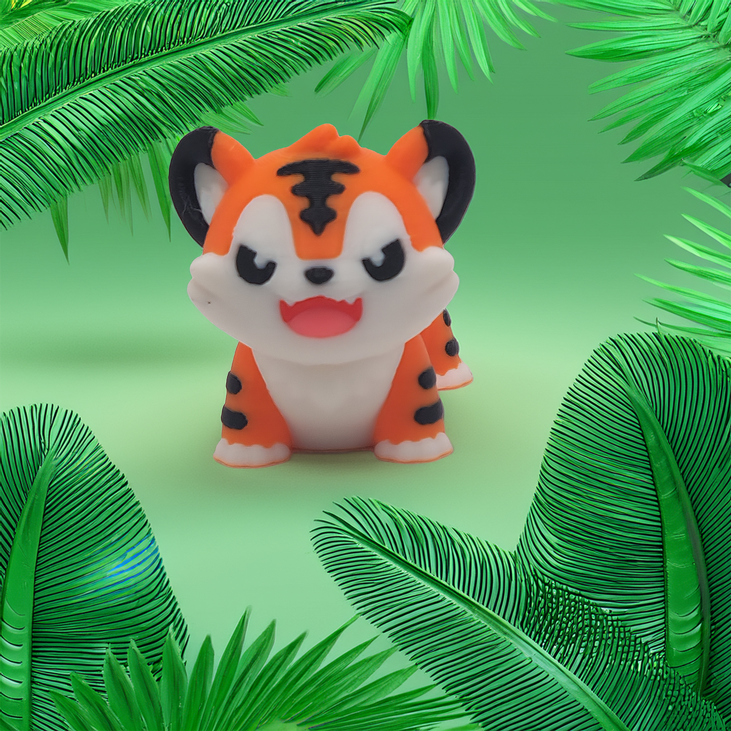 3D printed Flexi Tiger Miniatures/Desk decor/figure